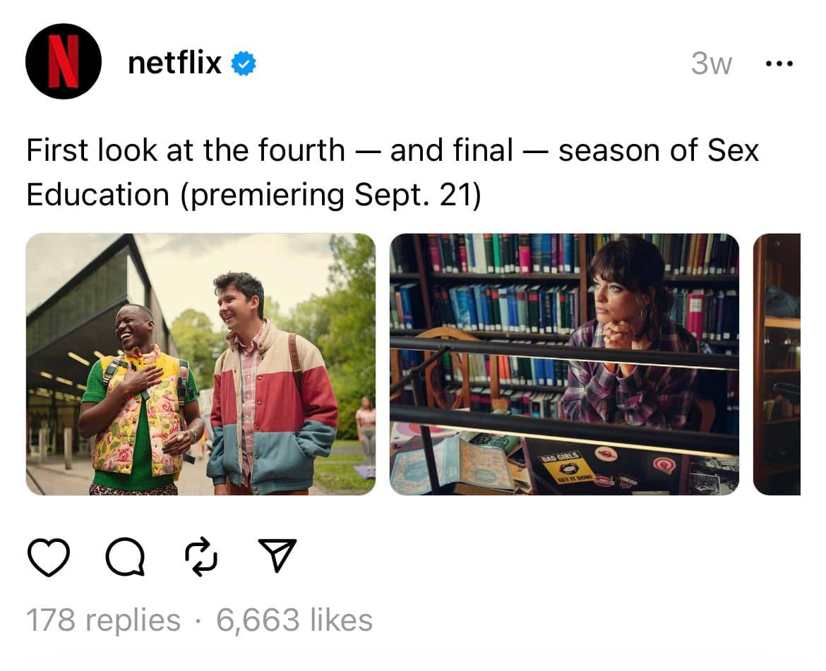 instagram threads netflix