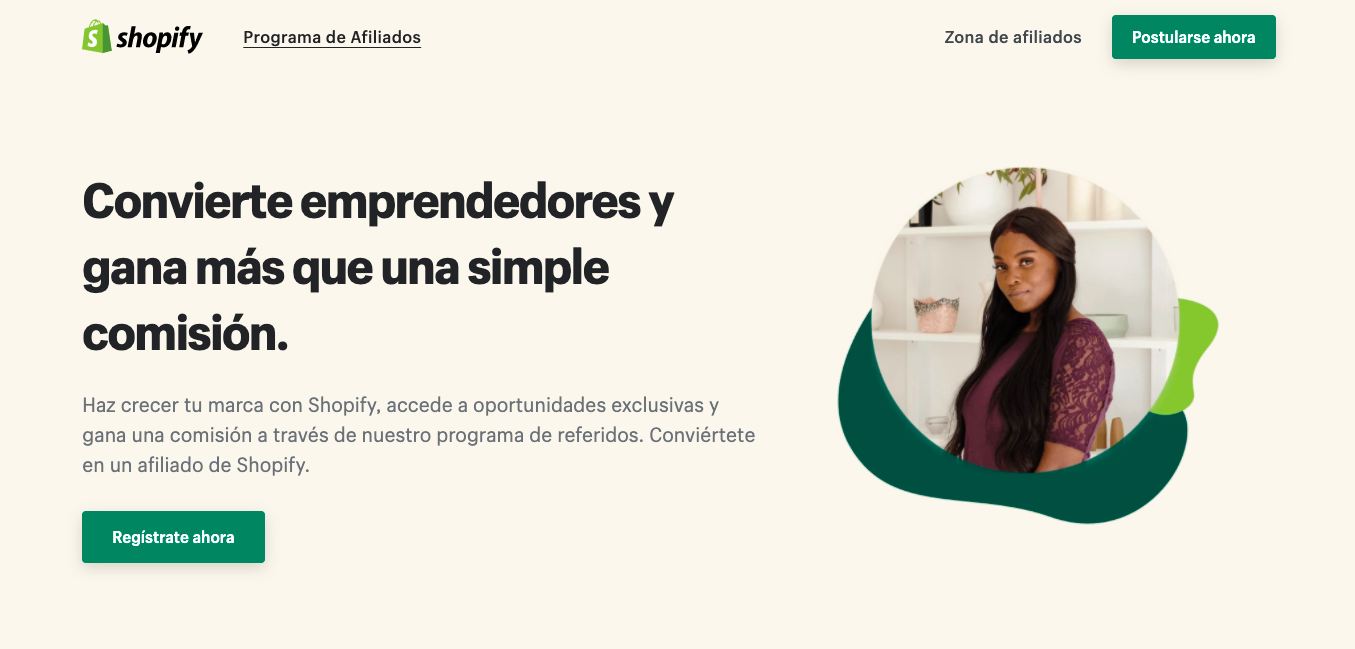 marketing de afiliados que es ejemplo shopify