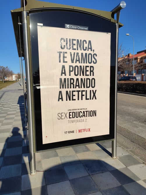 marketing guerrilla netflix sex education