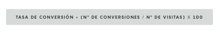 mejorar tasa conversion ecommerce formula conversion