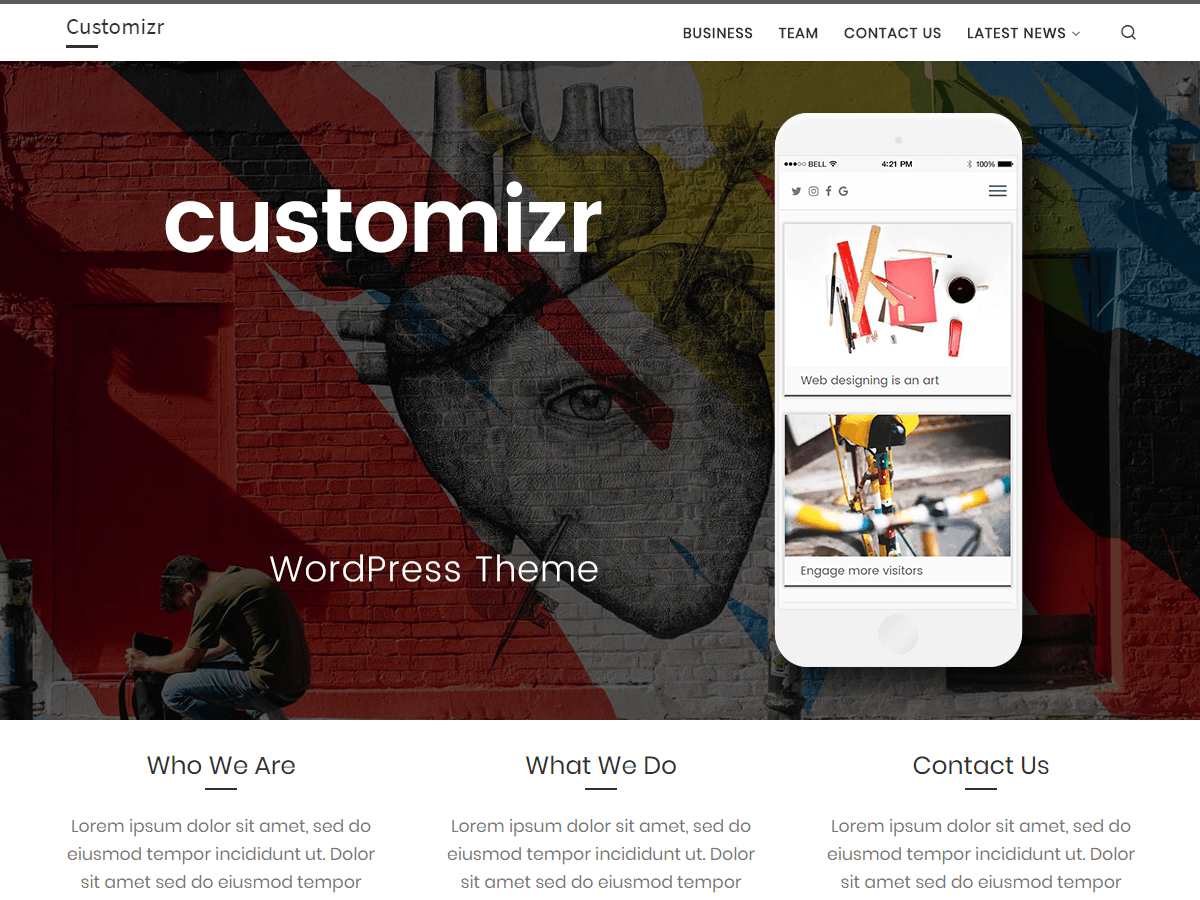 mejores plantillas de wordpress customizr