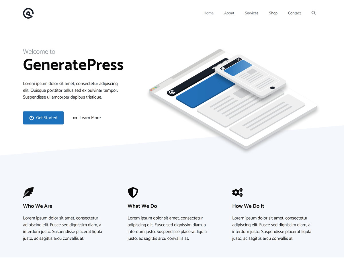 mejores plantillas de wordpress generatepress