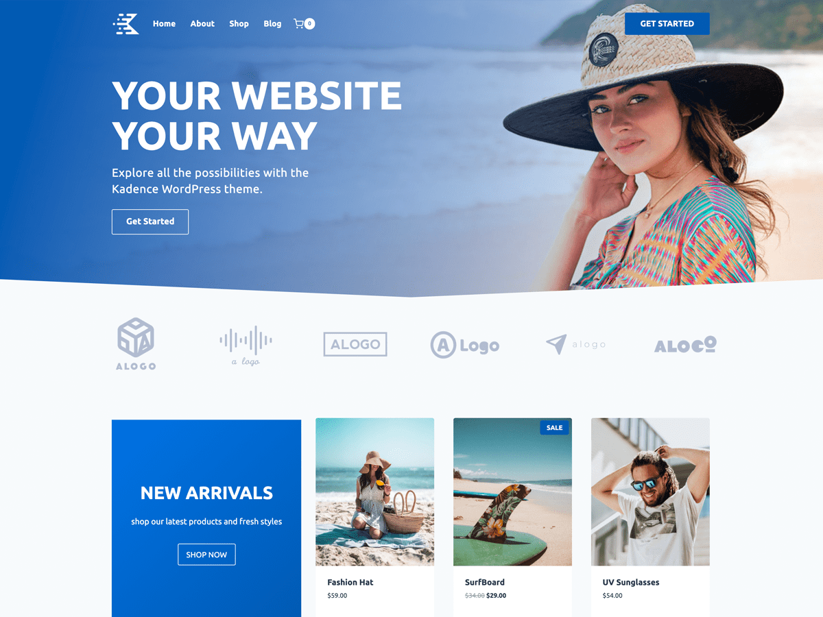 mejores plantillas de wordpress kadence