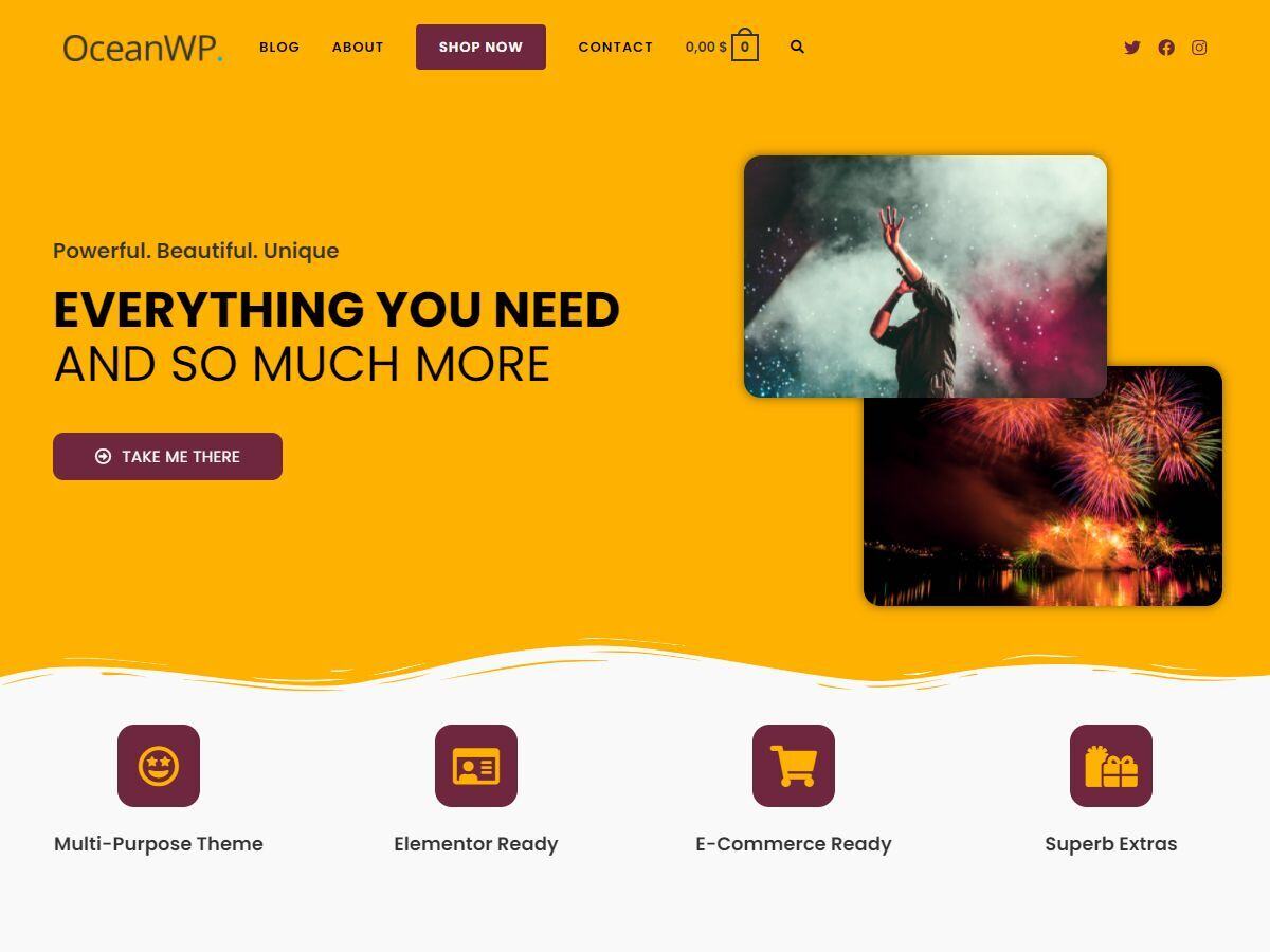 mejores plantillas de wordpress oceanwp