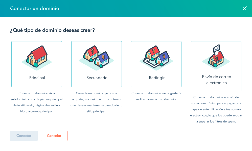 migrar de wordpress a hubspot crear un dominio principal