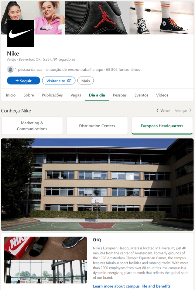 o-que-postar-no-linkedin-exemplo-perfil-nike