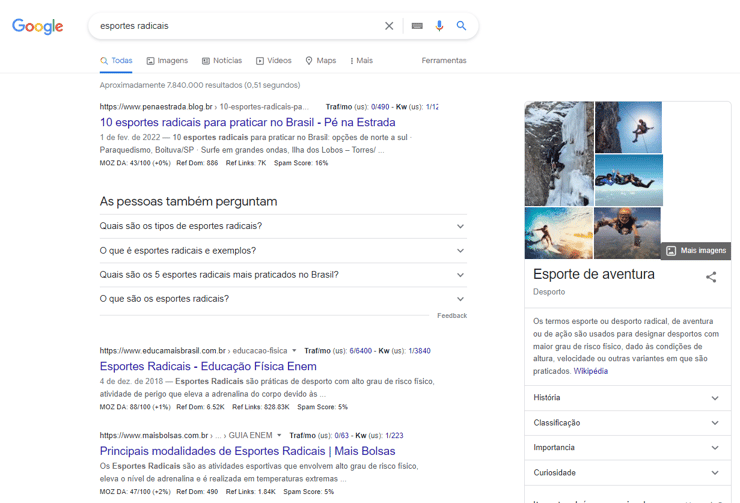 pesquisa-de-palavra-chave-esportes-radicais