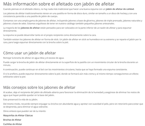 posicionar tienda online google h1 categorías