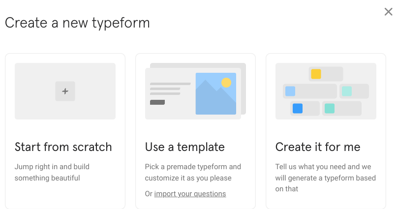 primer typeform