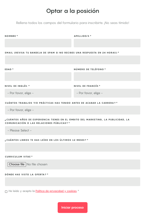 proceso de seleccion personas hubspot formulario