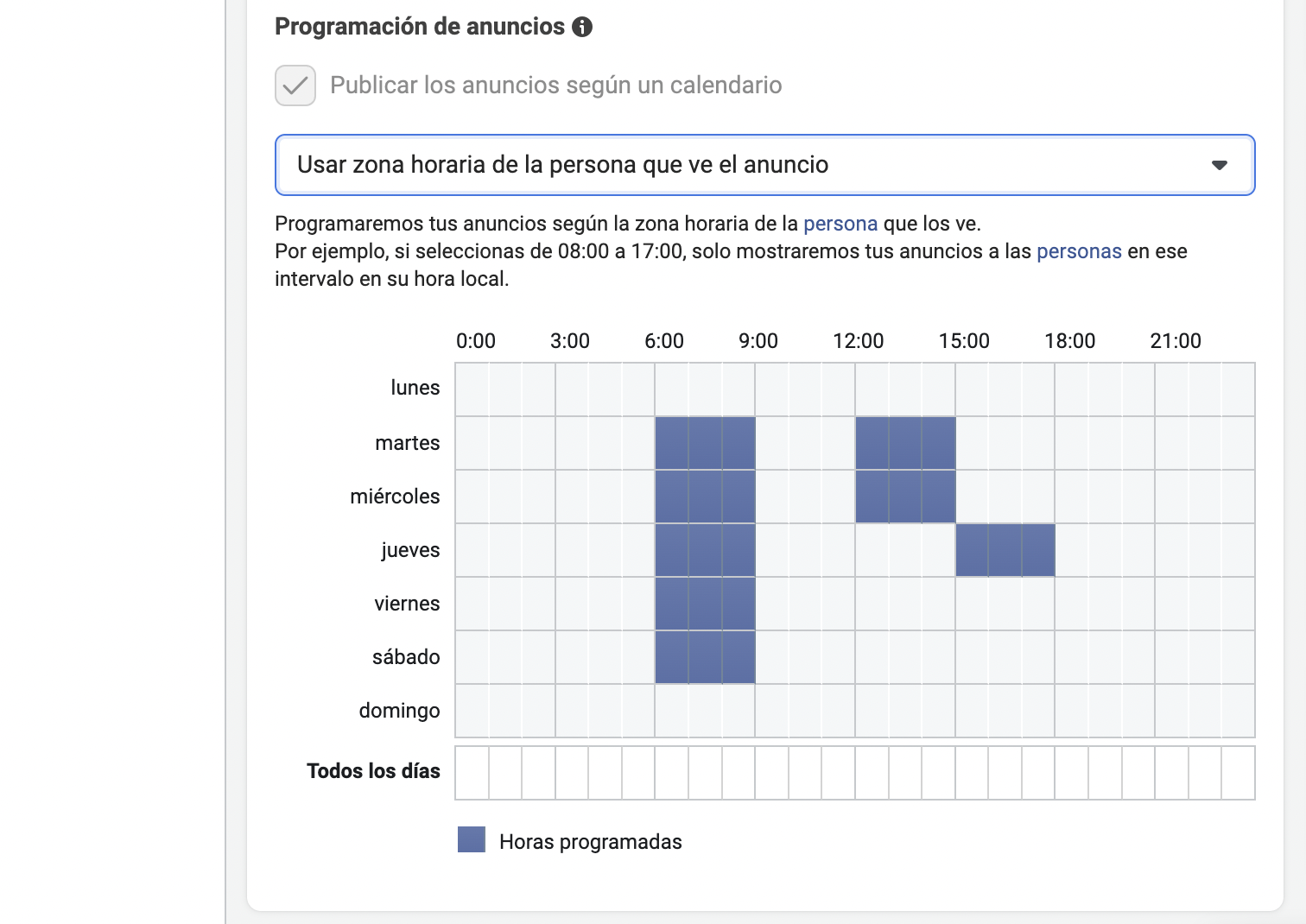 programacion de anuncios 2 administrador de anuncios de facebook