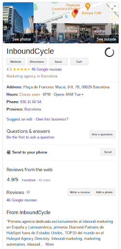 que es google my business ficha