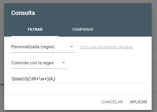 regex-search-console