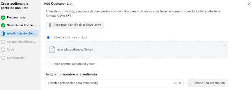 remarketing facebook paso 3