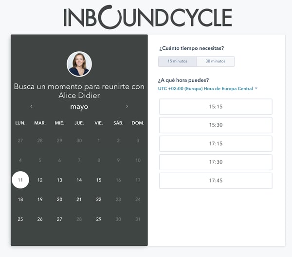rendimiento comercial meetings hubspot