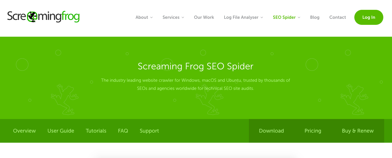 screaming frog seo spider