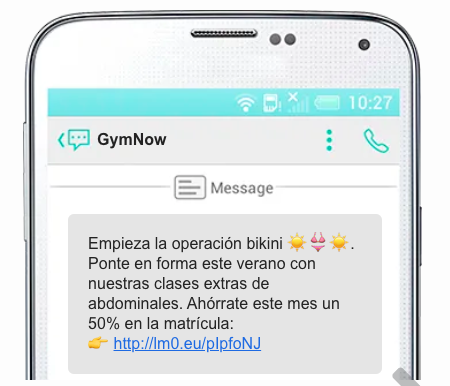 sms marketing gymnow