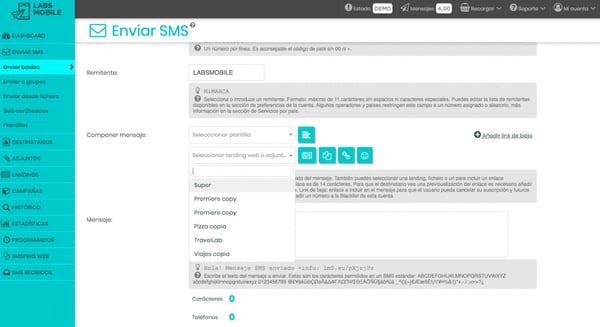 sms marketing plataformas