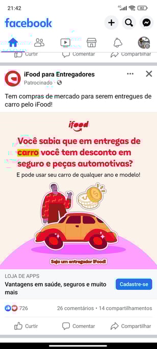 tamanho de imagem - exemplo facebook