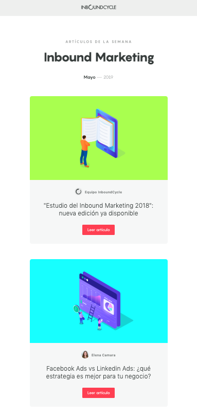 trafico web newsletter semanal inboundcycle