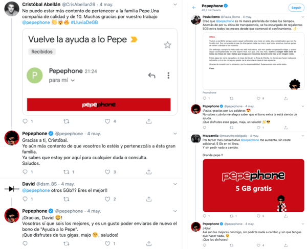 twitter para empresas campaña pepephone