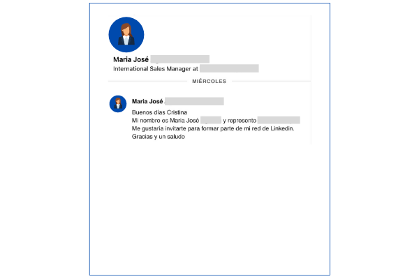 vender en linkedin mensaje no personalizado