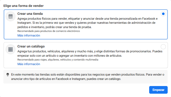 vender en redes sociales facebook