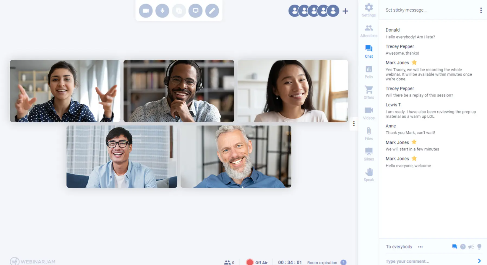 webinar ejemplo plataforma