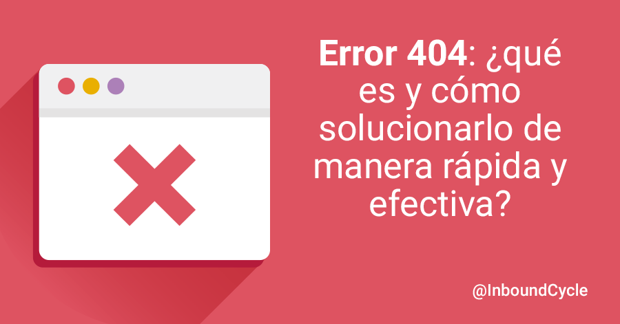solucionar el error 404
