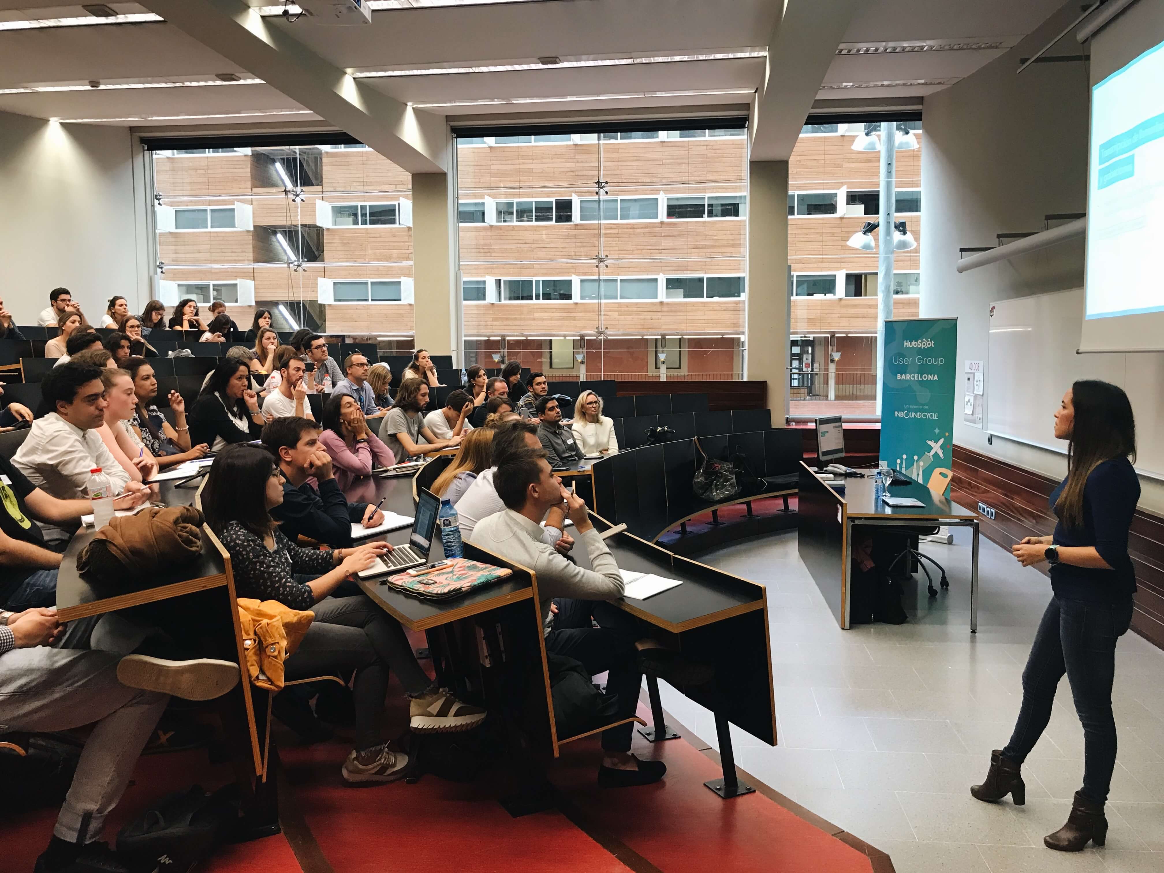 Lleno absoluto en el Barcelona HubSpot User Group con las novedades del INBOUND 2018